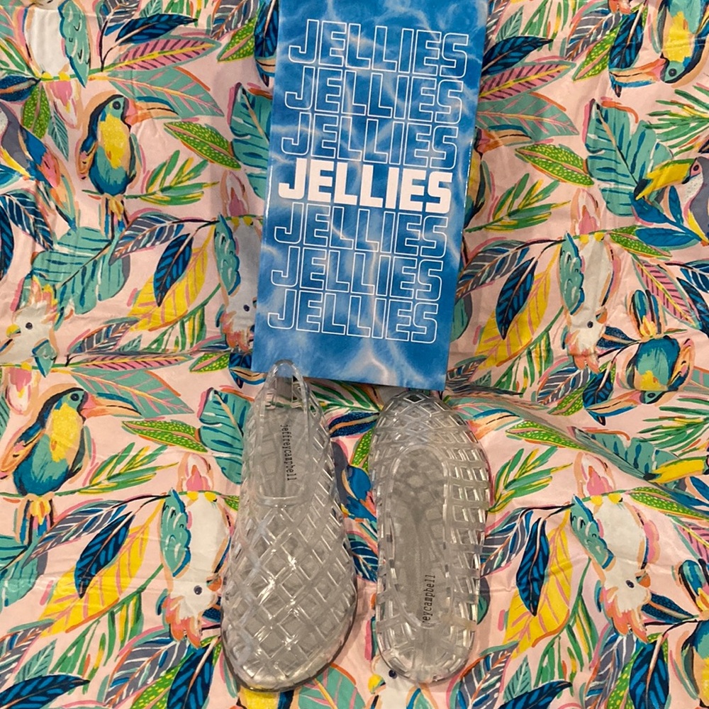 Jeffrey Campbell Clear Jelly Flats